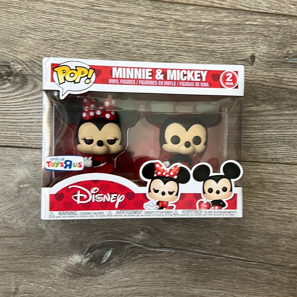 Funko Pop Minnie & Mickey 2 Pack Toys R Us Exclusive